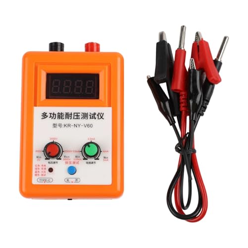 Serenophile IGBT - Probador de voltaje de resistencia, transistor de diodo MOSFET CC 0-3700 V con batería de 1500 mAh, carga tipo C, espaciado de cables de 25 mm, diseño de seguridad para reparación