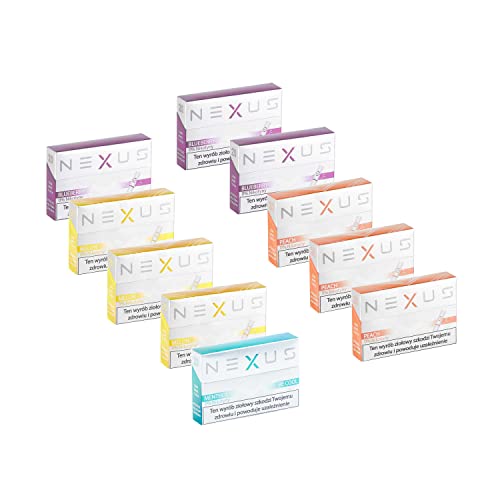 NEXUS FREE MIX Sticks für Tabakerhitzer | 10 x 20 Sticks | ohne Nikotin | Heat für IQOS | Nachfüllpack Cover