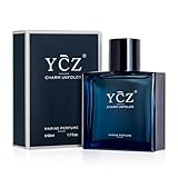 Ycz Charm Unfolds Marine Perfume for Men, 1.7 oz. Long Lasting Eau De Parfum Cologne For Men, Oriental Woody Fragrance - Ideal Special Occasions, Making it the Ideal gentlemen’s Gift