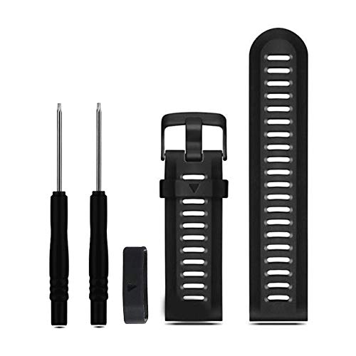 Replacement Band for Garmin Fenix 3 Fenix 3 HR Fenix 5X Watch Bands Fitness Smart Watch Accessories Silicone Bracelet Watch Strap Band (Black)