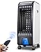 Elvoo 27 □ evaporativo del dispositivo di raffreddamento, portatile personale senza lama di Smart Air Cooler, Ventilatore & umidificatore con telecomando, 3 modalità di condizionatore d'aria purificat