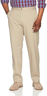 Amazon Essentials Men's Classic-Fit Wrinkle-Resistant Flat-Front Chino Pant, Khaki, 32W x 32L