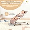 Gembebe Linen Baby Bjorn Bouncer Cover – Compatible with Baby Bjorn Bouncer, 100% Korea-Made Linen, CPSIA Tested, Machine Washable (Cover Only) (Cocoa Linen) #1