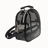 DieffematicDJB Bolso Mujer Bolso Cruzado Transparente para Mujer, miniportátil Jelly Clear, Bandolera de Hombro, Bolso para teléfono (Color : Schwarz)