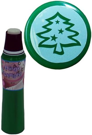 Christmas Bingo Delight Green Tree Bingo Dauber