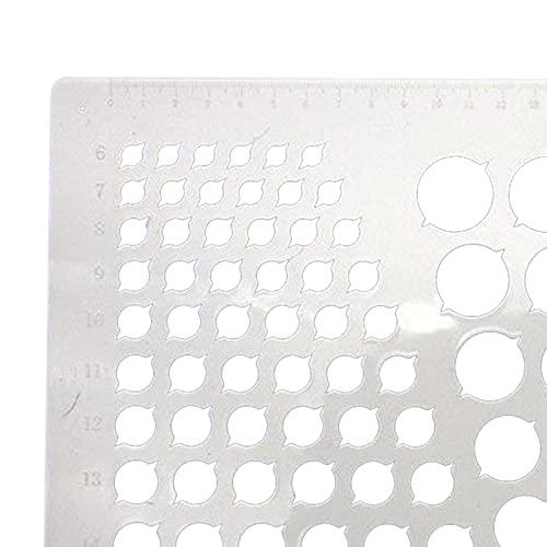 Tablero para filigrana que soluciona formas irregulares al enrollar papel en manualidades 2