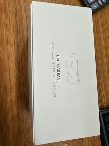 prabensei Massageador de Olhos, Máscara de Olhos Recarregável com Compressão E Música, Máscara de So