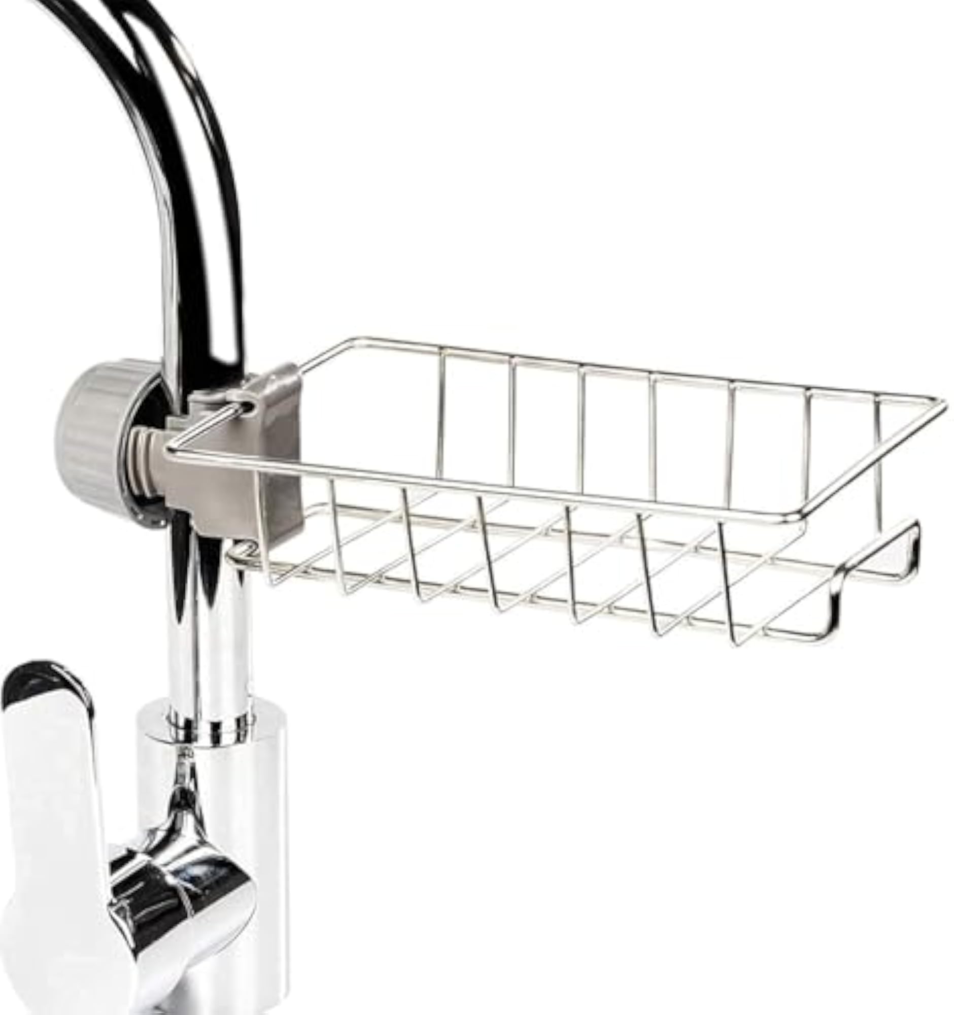 Kitchen Sink Sponge Holder Over Faucet Caddy