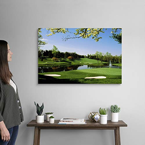 Golf Course, Congressional Country Club, Canvas Wall Art Print, Photography Artwork #TOP1