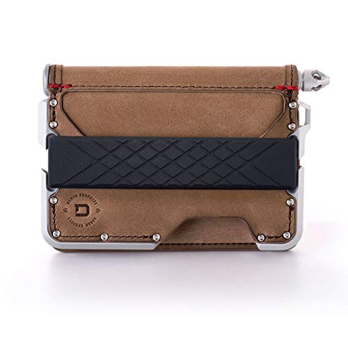 Dango D01 Dapper Bifold EDC Pen Wallet w/ Notebook - Made in USA - Genuine Leather, Pressurized Ink, Slim, Minimalist, Metal, RFID Blocking
