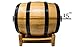Premium Charred American Oak Aging Barrel (20 Liter) - No Engraving/Includes 12 page color barrel aged cocktail recipe booklet