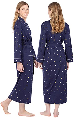 Pajamagram Women's Robe Soft Comfy - Women Bathrobes, Navy, X-Small/Small / 2-8 #TOP2
