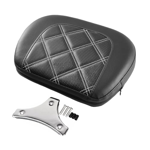 Dossier passager pour moto Touring Road King Street Bob sissy bar chrome