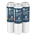Crystala Filters UKF8001 Compatible with Everydrop Filter 4, EDR4RXD1, Whirlpool Refrigerator Water Filter 4, 4396395, Maytag UKF8001AXX, UKF8001AXX-750, 46-9006, Puriclean II, PH21500, Pack of 3