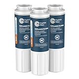 UKF8001 Water Filter, Compatible with Refrigerator Water Filter Whirlpool 4396395, Filter 4, Maytag UKF8001, EDR4RXD1, Jenn-Air, PUR, UKF8001AXX, UKF8001P, Puriclean II, 469006, by Crystala Filters