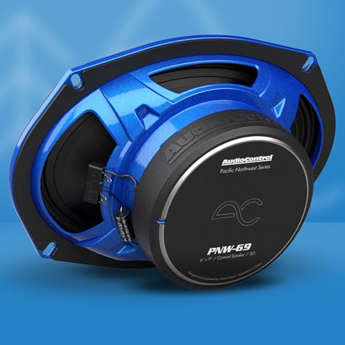 AudioControl PNW Series Car Speakers, 6x9 Coaxial Premium High-Fidelity, 75 Watt RMS/100 Watt Max, 3 Ohm (Pair)