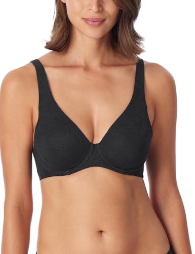 Soutien-Gorge Grand Maintien Schiesser 36DD Anti Transpiration Noir