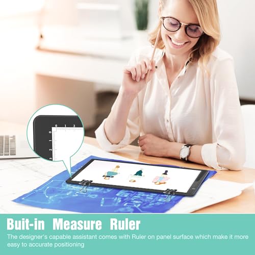 Comzler CP-XZB-001-001 A4 Led Light Board, 3 Level Dimmable Brightness Usb Power Artcraft Light Table thumb #4