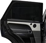2Pack Couverture de fenêtre de voiture Mesh 34" à 43", Fenêtre écran côté fenêtre de soleil voiture ombre pour le camping nuit sommeil bébé alimentation, adapté pour la plupart des VUS
