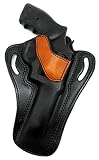 HOLSTERMART USA by TAGUA Texas 1836 Right Hand Open Top 2-Tone Leather Belt Holster for Ruger GP100,