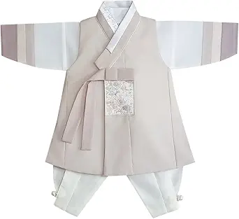 Korean Boy Hanbok 100 Days to 10 Years Old Traditional Dress in 3 Colors for Babies and Kids