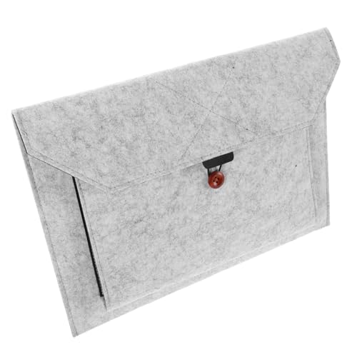 Uonlytech Portable Capacity Felt Tablet Sleeve Lightweight Protective Bag for Devices for Travel and Office Use Ample Storage for Laptops and Accessories
