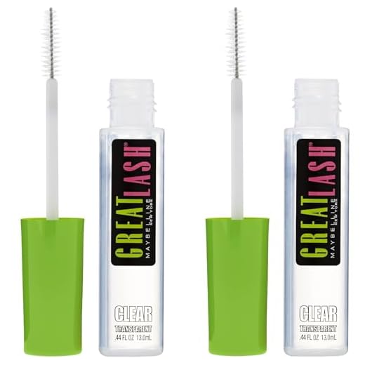 Maybelline Great Lash Clear Mascara, Clear, 2 count