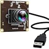 USB Camera Global Shutter 50fps High Speed Webcam Module for Computer Wide Angle No Distortion Lightburn Laser Engraver PC Cam for Motion Capture Face Recognition Codes Scanning