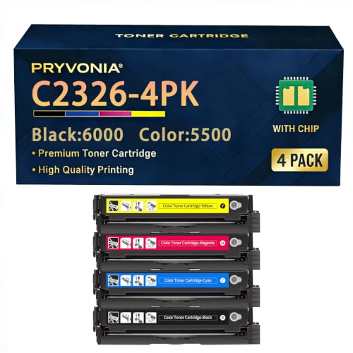 Toner compatible 24B7502 noir et couleurs pour Lexmark XC2326