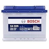 Bosch S4005, Batteria per Auto, 60A/h, 540A, Tecnologia al Piombo Acido, per Veicoli Senza Sistema Start/Stop