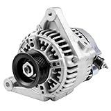 SCITOO New Alternator 80Amp 13756 Replacement for Chevrolet for Prizm 1.8L 1998-2002,for Toyota for Corolla 1.8L 1998-2002,80A CW 6 Groove AND0177 101211-9960 94857218 400-52037 27060-0D010