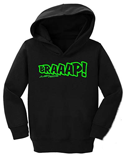 JUST RIDE BRAAAP Toddler Youth Hoodie Sweat Shirt Motocross Number Plate Custom Personalized