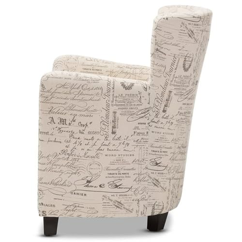 Sillón Contemporáneo Tela Diseño Blanco miniatura 4