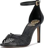 Vince Camuto Women's Blaine Heeled Sandal, Black, 8