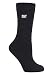 Heat Holders Lite - Ladies Warm Thermal Casual Socks in 5 colors, 5-9 US 37-42 Eur. (Black)