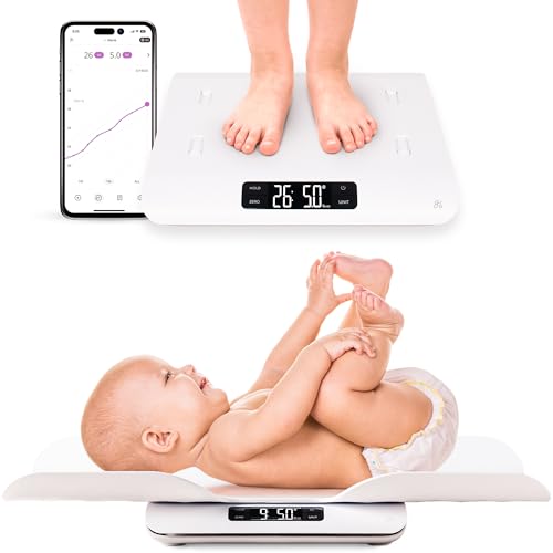 Image of Greater Goods Medical-Grade Baby Scale, FDA Class I Device, Digital Infant & Toddler Scale, 0.1 oz Precision Sensor, 2.3–66 lb Range, Consistent Readings for Wiggly Babies, Skin Contact Tested