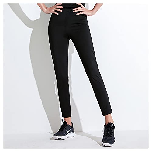 OVBBESS Costume de Sauna pour Femmes,Pantalons de survêtement pour la Perte de Poids Pantalons Minceur Workout Fitness Capri Leggings Gym Yoga Body Shaper,Taille réglable Cover