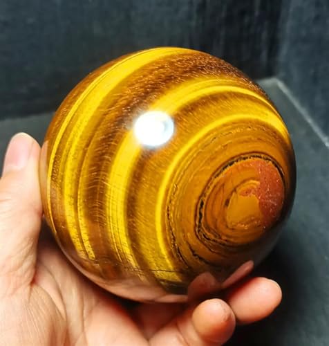 Sphère en oeil de tigre de 610g pour purifier la maison - 5