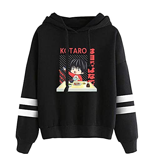 WZSMHFT Kotaro Lives Alone New Logo Pullover Hoodies Merch Men Women Hoodies Harajuku Sweatshirt (black3,M)