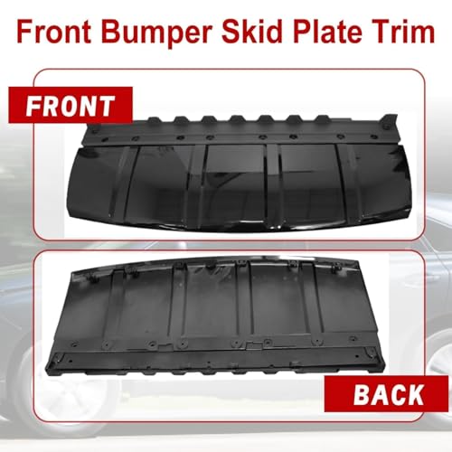 SecosAutoparts Bumper Skid Plate Trim Front Compatible with Land Rover Range Rover 2018 2019 2020 Replace# LR117512 by SecosAutoparts - Image 5