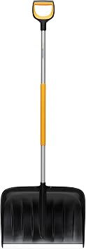 Fiskars Snow Plough for Large Amounts of Snow, X-Series, Length 153.5 cm, Aluminium/Polymer, Black/Orange/Grey, 1057178