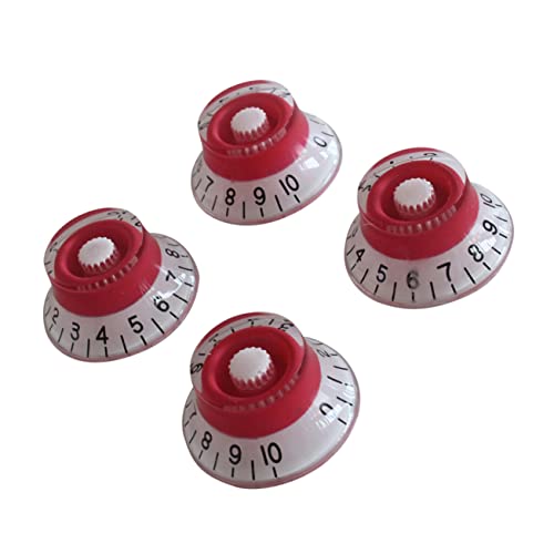 Vaguelly 12 Pçs/Conjunto De Botões De Guitarra Botões De Latão Controle Botão De Botões De Controle