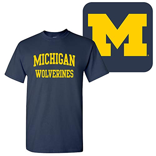 NCAA Front and Back Print, Team Color T Shirt, College, University