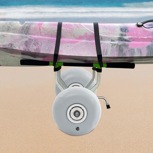 Balloon Wheels Beach Cart Tires 9inX 5in Replacement Big Beach Sand Tires for Kayak Dolly Canoe Canoe Dolly Rolling Walker Garden Cart Wheelchair Sand Wagon Cart 2-Pack (16mm/0.63in)