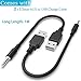 Warmstor 2-Pack 3.3-Feet USB 2.0 Type A Male to 3.5mm AUX Male Charging Cable Charge Cord for MP3 MP4 Players, Headphones, Speakers, Watches, Boombox