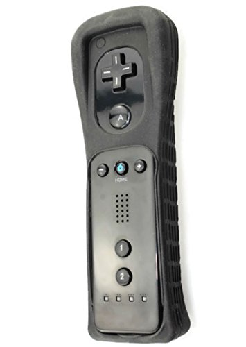  AMGGLOBAL® Remote Controller in Blue Red White Black Pink For Nintendo Wii Remote WII + FREE SILICONE COVER (White)