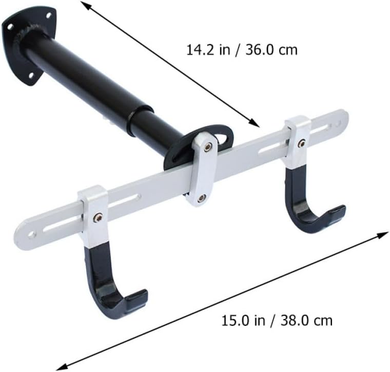 Adjustable Bike Wall Hook Storage Rack Bike Mount Rack Holder for Garage Organization Space-Saving for Indoor Use