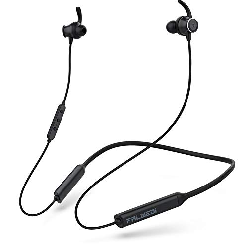 FALWEDI Active Noise Cancelling Headphones, Active Noise Cancelling Earbuds, 9-16H Playtime Wireless Earbuds with Mic, Bluetooth Wireless Headphones Earphones with Built-in Magnets, IPX5 & CVC 6.0