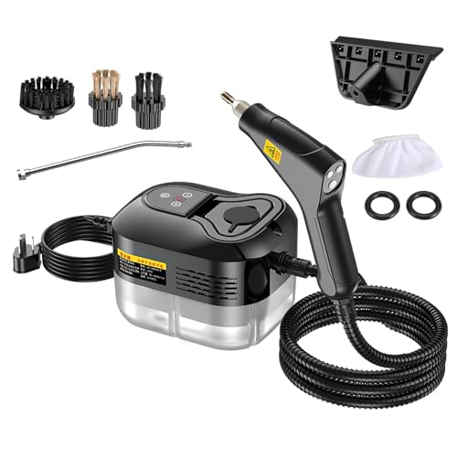 Catálogo para Comprar On-line Limpiadoras de vapor los mejores 10. 41 Limpiador de Vapor Portátil de 3800W, Máquina a Vapor para limpieza Presurizada Limpiador a Vapor de Mano Portátil para Uso Doméstico de 1200 ml para Muebles de Cocina, Baño y...