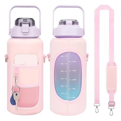 Bolsa Porta Botella de Agua Bolsa for botella de agua deportiva, soporte aislante for taza con correa for el hombro, bolsillo for teléfono, for hombres y mujeres, for fitness para Deportes Senderismo